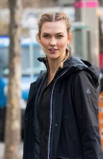 KARLIE KLOSS Out for Lunch in Berlin 12/08/2016