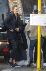 KARLIE KLOSS Out for Lunch in Berlin 12/08/2016