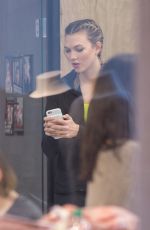 KARLIE KLOSS Out for Lunch in Berlin 12/08/2016