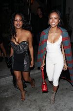 KARREUCHE TRAN and CHRISTINA MILIAN at Catch LA in West Hollywood 12/16/2016
