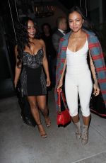 KARREUCHE TRAN and CHRISTINA MILIAN at Catch LA in West Hollywood 12/16/2016