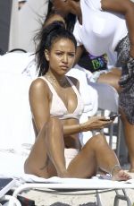 KARREUCHE TRAN in Bikini on the Beach in Miami 12/04/2016