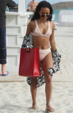KARREUCHE TRAN in Bikini on the Beach in Miami 12/04/2016