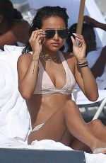 KARREUCHE TRAN in Bikini on the Beach in Miami 12/04/2016