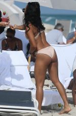 KARREUCHE TRAN in Bikini on the Beach in Miami 12/04/2016