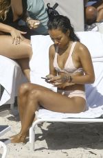 KARREUCHE TRAN in Bikini on the Beach in Miami 12/04/2016