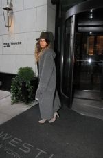 KAT GRAHAM Leaves Her Apartment in New York 12/19/2016
