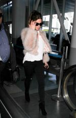 KATE BECKINSALE at Los Angeles International Airport 12/12/2016