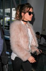 KATE BECKINSALE at Los Angeles International Airport 12/12/2016
