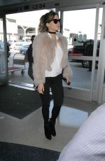 KATE BECKINSALE at Los Angeles International Airport 12/12/2016
