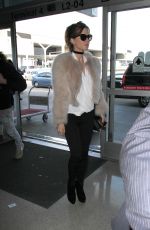 KATE BECKINSALE at Los Angeles International Airport 12/12/2016