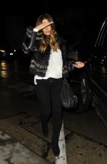 KATE BECKINSALE Out for Dinner at Craig