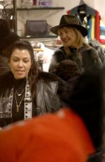 KATE HUDSON and KOURTNEY KARDASHIAN Out in Aspen 12/27/2016