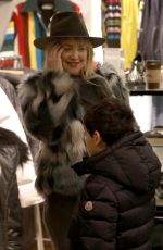 KATE HUDSON and KOURTNEY KARDASHIAN Out in Aspen 12/27/2016
