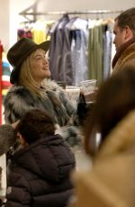 KATE HUDSON and KOURTNEY KARDASHIAN Out in Aspen 12/27/2016