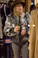 KATE HUDSON and KOURTNEY KARDASHIAN Out in Aspen 12/27/2016