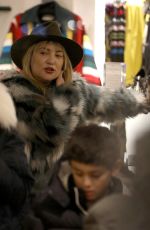 KATE HUDSON and KOURTNEY KARDASHIAN Out in Aspen 12/27/2016