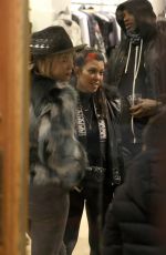 KATE HUDSON and KOURTNEY KARDASHIAN Out in Aspen 12/27/2016