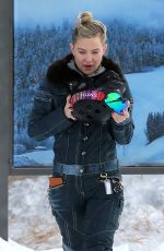 KATE HUDSON Out and About in Aspen 12/30/2016
