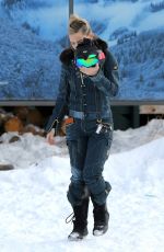 KATE HUDSON Out and About in Aspen 12/30/2016