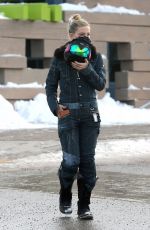 KATE HUDSON Out and About in Aspen 12/30/2016
