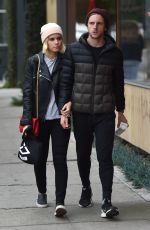 KATE MARA and Jamie Bell Out Shopping in West Hollywood 12/10/2016