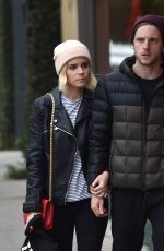 KATE MARA and Jamie Bell Out Shopping in West Hollywood 12/10/2016
