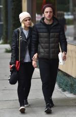 KATE MARA and Jamie Bell Out Shopping in West Hollywood 12/10/2016