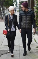 KATE MARA and Jamie Bell Out Shopping in West Hollywood 12/10/2016
