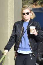 KATE MARA Walks Her Dog Out in Los Feliz 12/17/2016