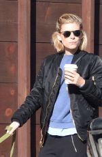 KATE MARA Walks Her Dog Out in Los Feliz 12/17/2016
