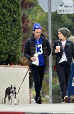 KATE MARA Walks Her Dog Out in Silver Lake 12/11/2016