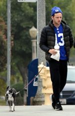 KATE MARA Walks Her Dog Out in Silver Lake 12/11/2016