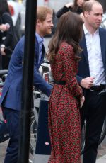 KATE MIDDLETON Arrives at Harrow Club in West London 12/19/2016