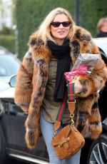 KATE MOSS Out and About in London 11/30/2016