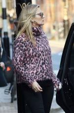 KATE MOSS Out for Lunch at Fischer