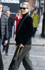 KATE MOSS Out in London 12/14/2016