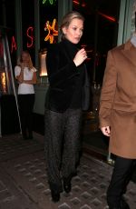 KATE MOSS Out in London 12/14/2016