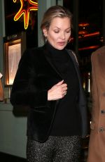 KATE MOSS Out in London 12/14/2016