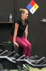 KATE UPTON at a Gym in Beverly Hills 12/01/2016