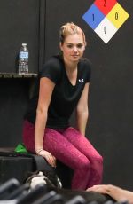 KATE UPTON at a Gym in Beverly Hills 12/01/2016