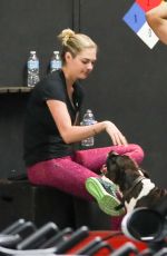 KATE UPTON at a Gym in Beverly Hills 12/01/2016
