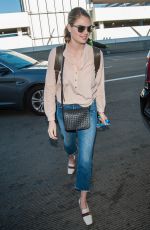 KATE UPTON at LAX Airport in Los Angeles 12/29/2016