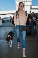 KATE UPTON at LAX Airport in Los Angeles 12/29/2016