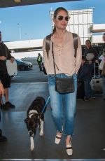 KATE UPTON at LAX Airport in Los Angeles 12/29/2016
