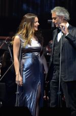 KATHARINE MCPHEE Performs at Andrea Bocelli Concert in New York 12/15/2016