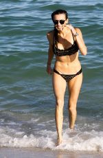 KATIE CASSIDY in Bikini at a Beach in Mami 12/13/2016
