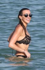 KATIE CASSIDY in Bikini at a Beach in Mami 12/13/2016