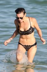 KATIE CASSIDY in Bikini at a Beach in Mami 12/13/2016