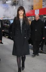 KATIE HOLMES Arrives on the Set of Good Morning America in New York 12/06/2016